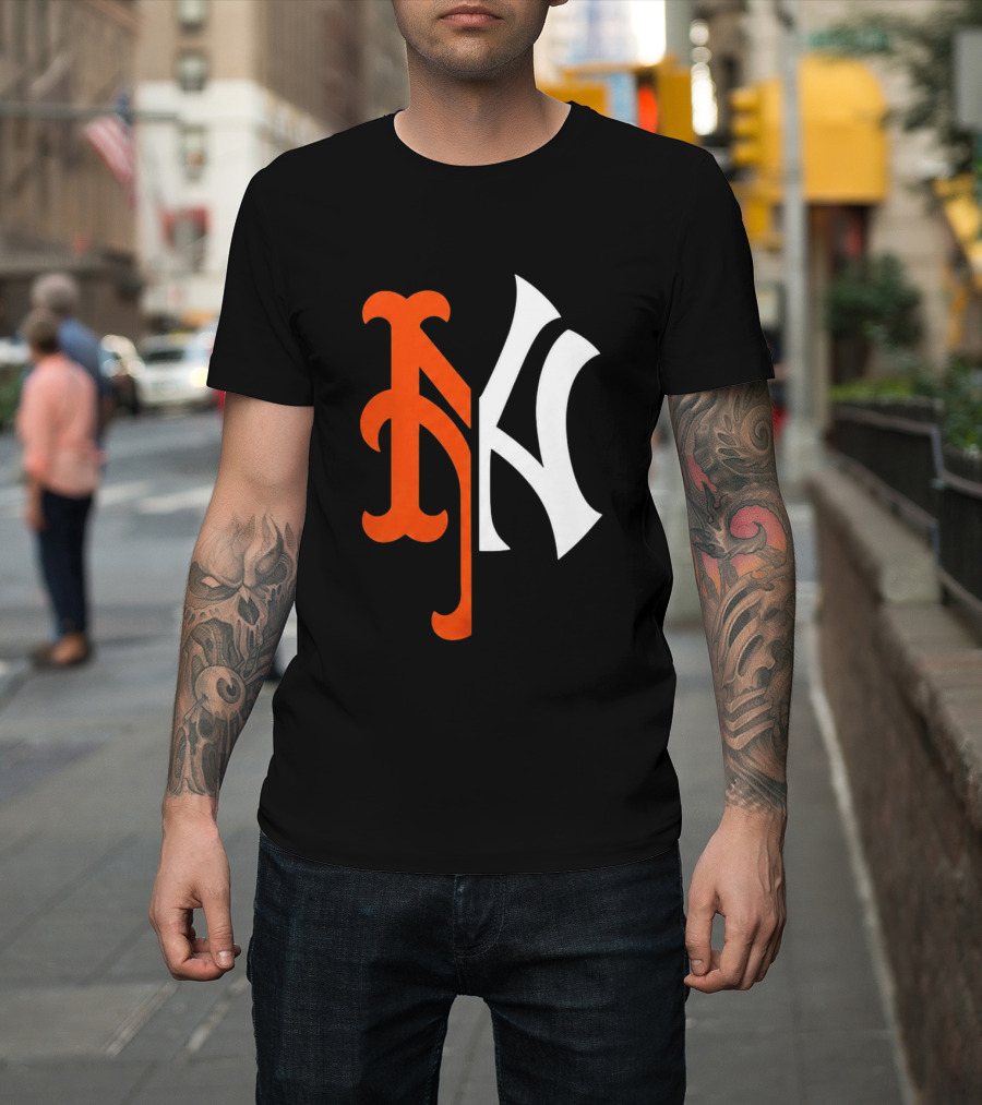 New York Mets Subway Series 2026 NY Logo Giveaway T-Shirt