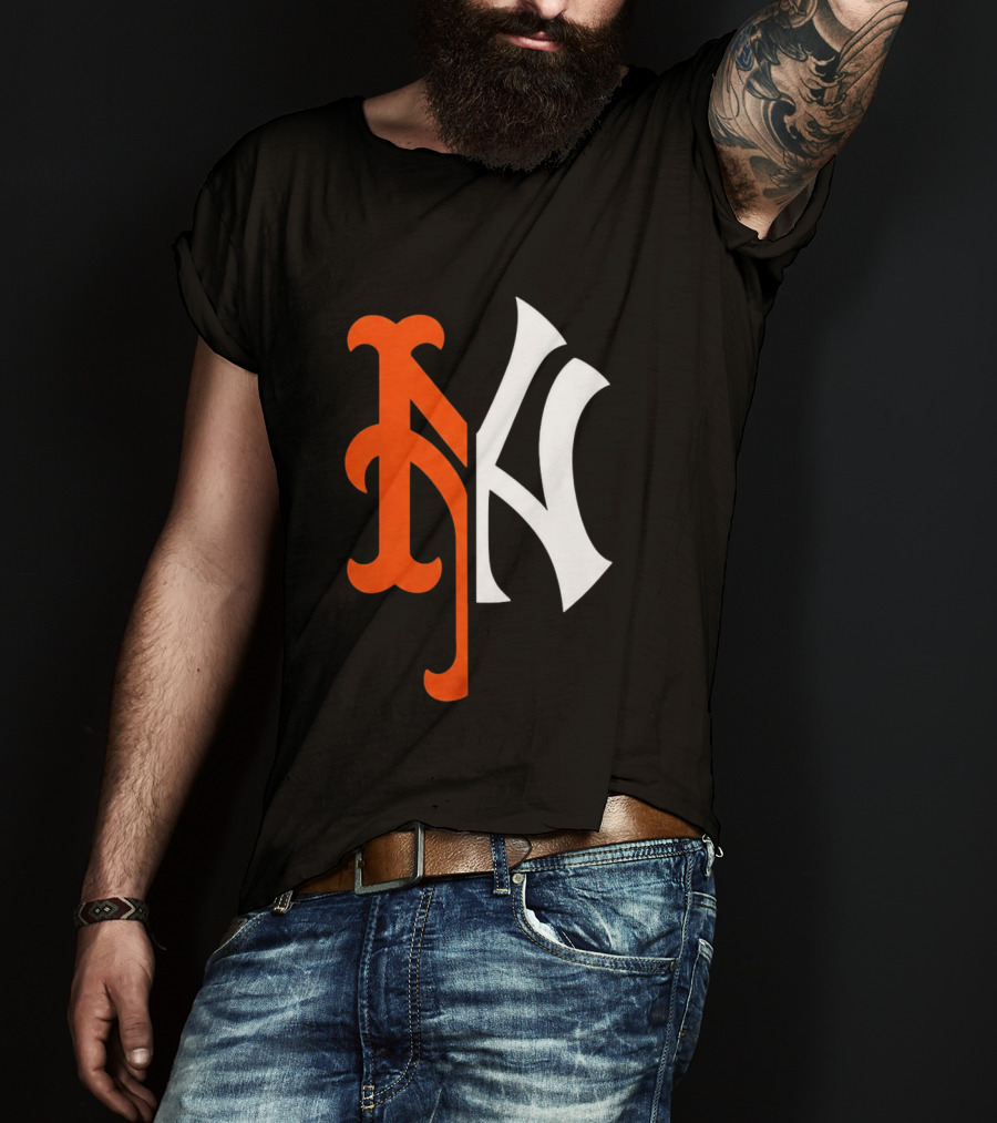 New York Mets Subway Series 2026 NY Logo Giveaway T-Shirt