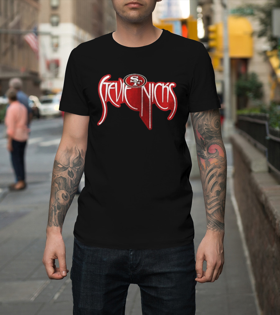 San Francisco 49ers X Stevie Nicks Collaboration SF T-Shirt