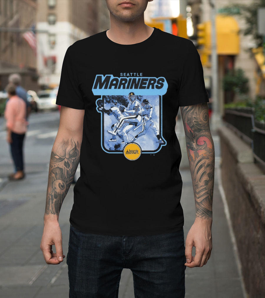 Seattle Mariners Retro Cooperstown Collection Baseball Team Players T-Shirt