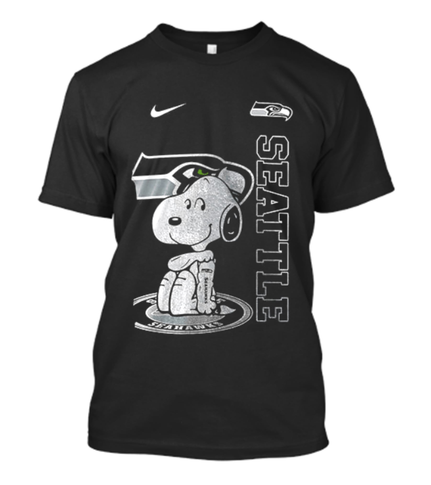 Nike Seattle Seahawks Snoopy Thank You For The Memories T-Shirt