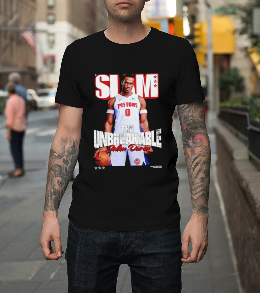 SLAM Jalen Duren Unbreakable Detroit Pistons 260 T-Shirt