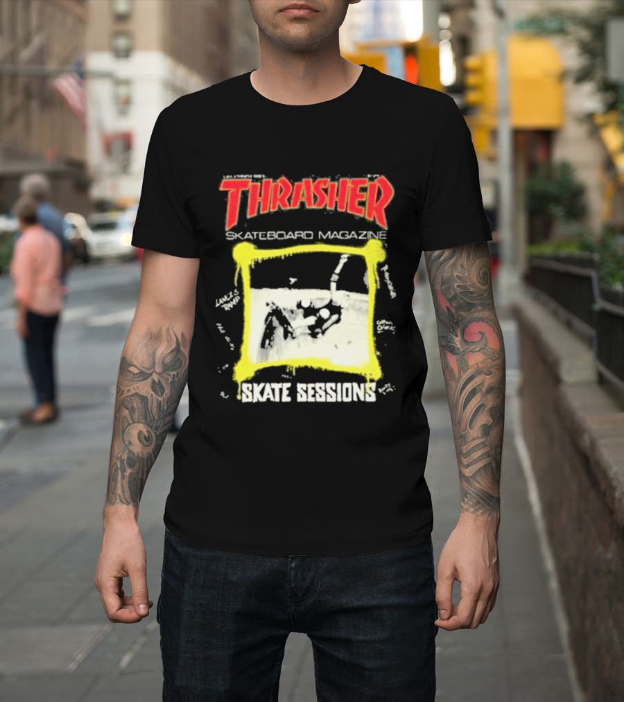 Thrasher Skateboard Magazine December 1983 Skate Sessions T-Shirt