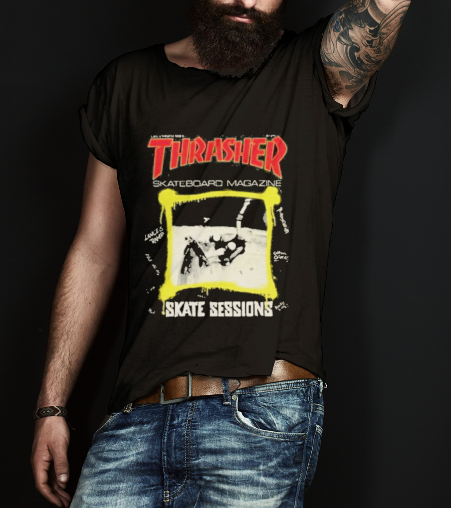 Thrasher Skateboard Magazine December 1983 Skate Sessions T-Shirt