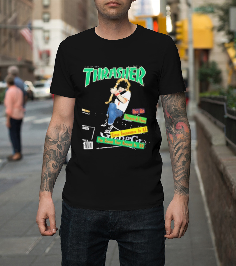 Thrasher Magazine February 1987 Pushead J Sam Somewhere In AZ The Sound You Heard In 86 T-Shirt