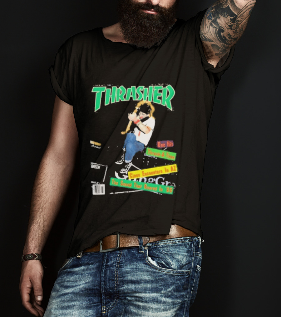 Thrasher Magazine February 1987 Pushead J Sam Somewhere In AZ The Sound You Heard In 86 T-Shirt