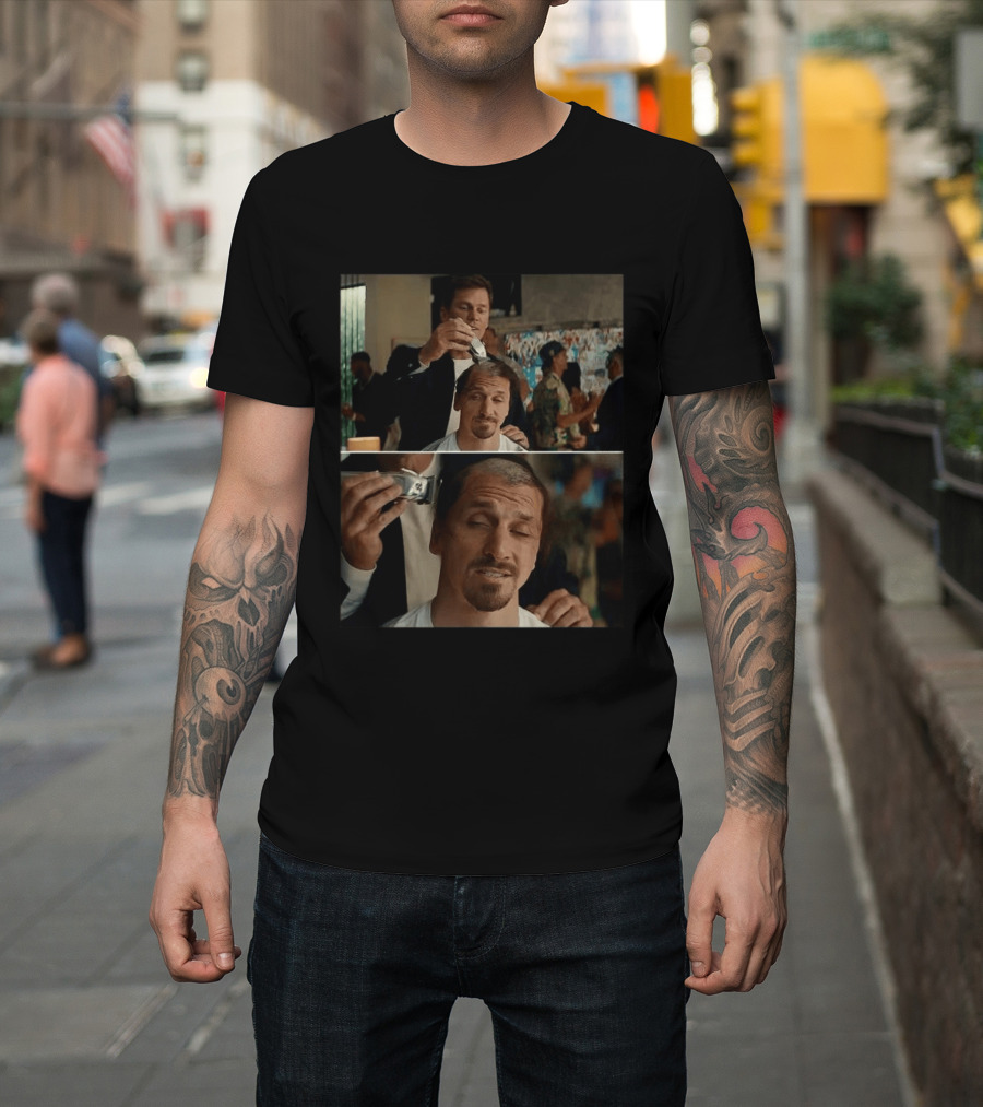 Tom Brady Zlatan Ibrahimović Haircut Almost Friday Scene T-Shirt