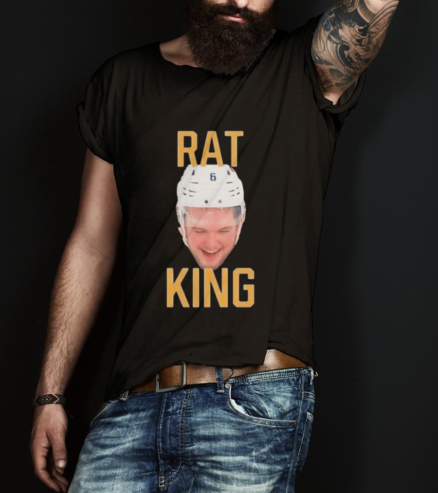Zach Benson Rat King Head Sabres Number 6 T-Shirt