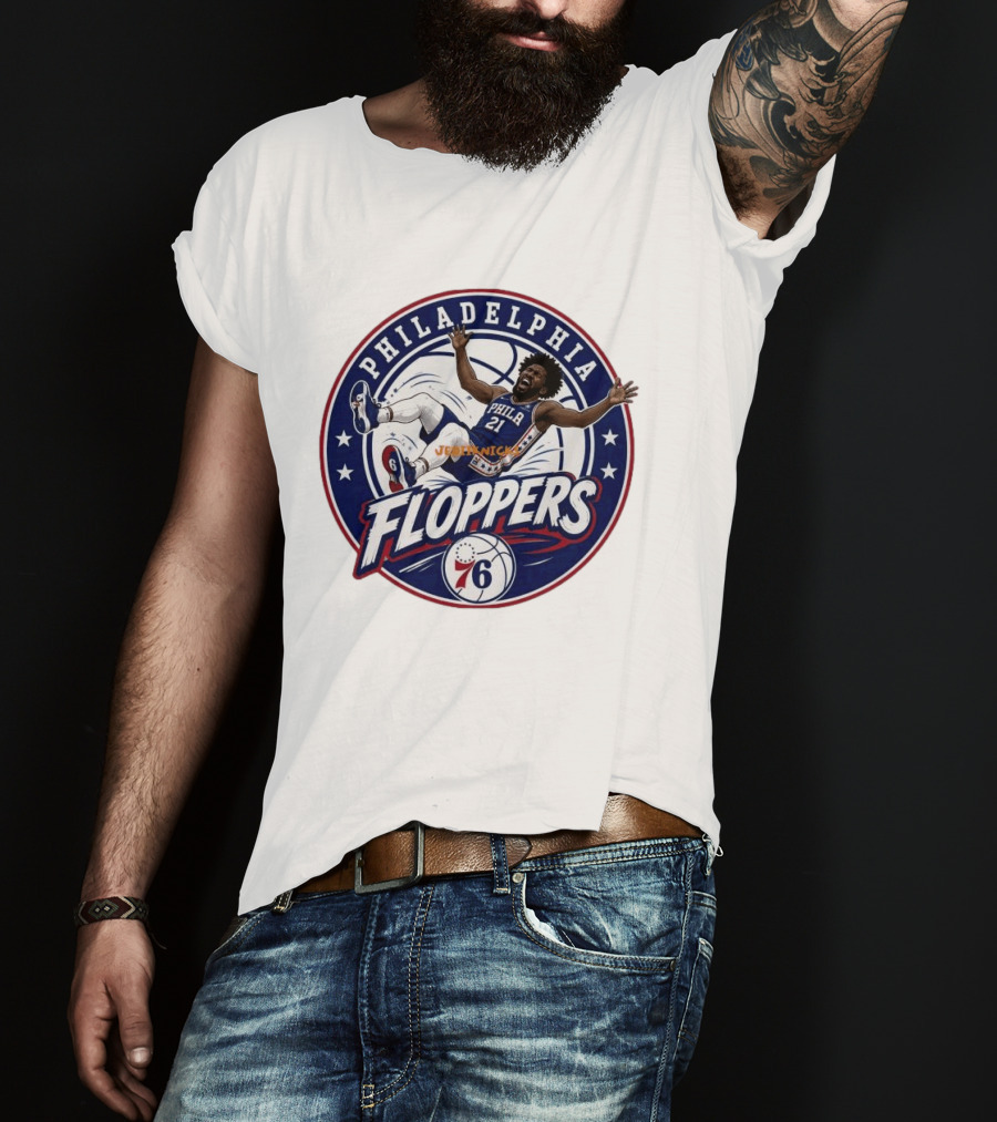 Philadelphia Floppers Joel Embiid 76ers Basketball 2026 T-Shirt