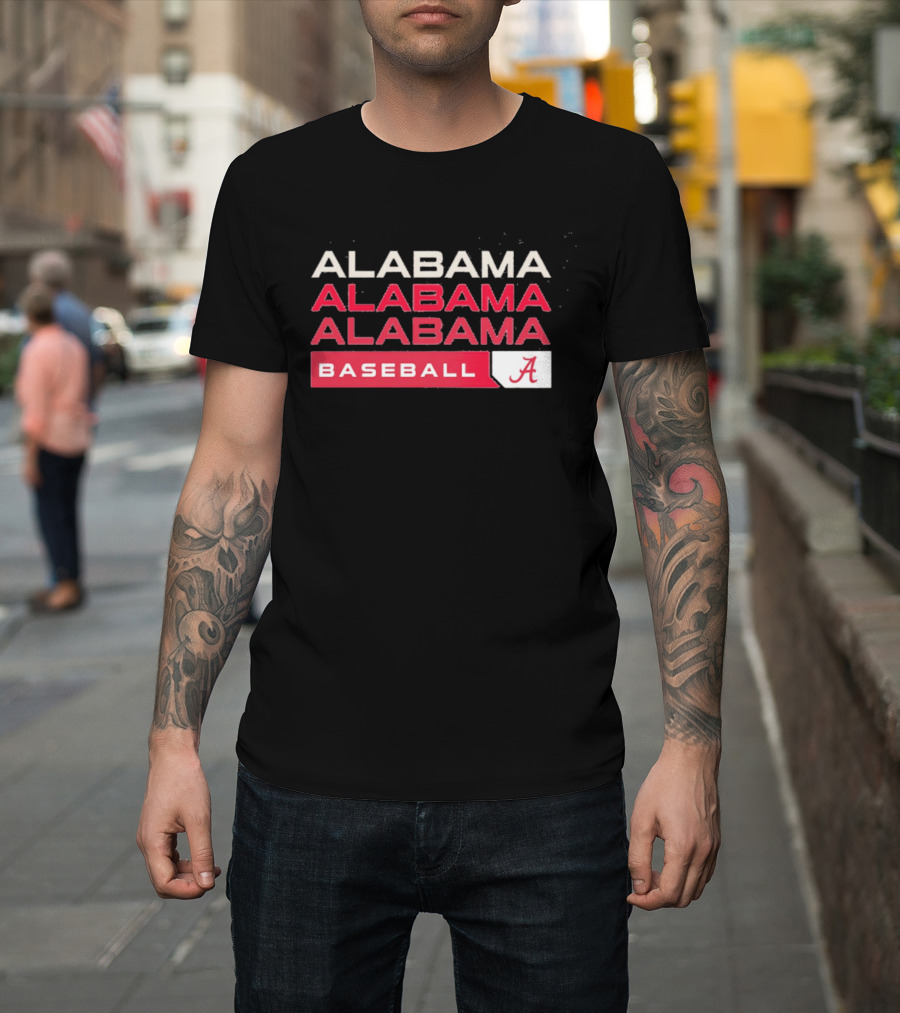 Alabama Crimson Tide College Baseball 2026 Hype Tri Blend T-Shirt