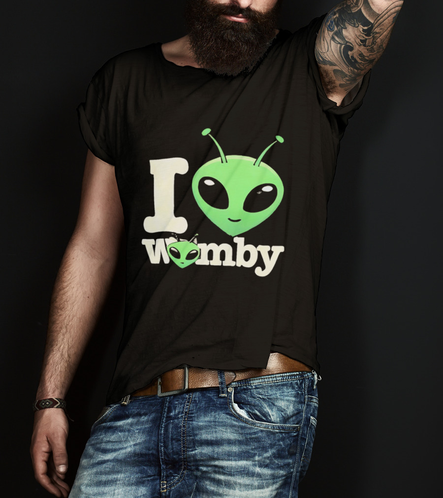 I Love Womby Aliens Victor Wembanyama San Antonio Spurs Basketball T-Shirt