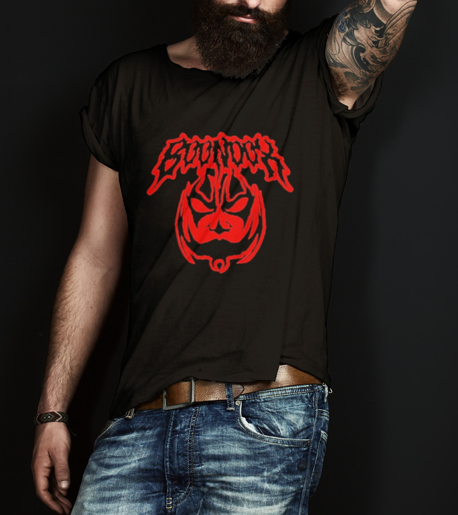 Boondox Glowing Horror Mask Red Drip T-Shirt