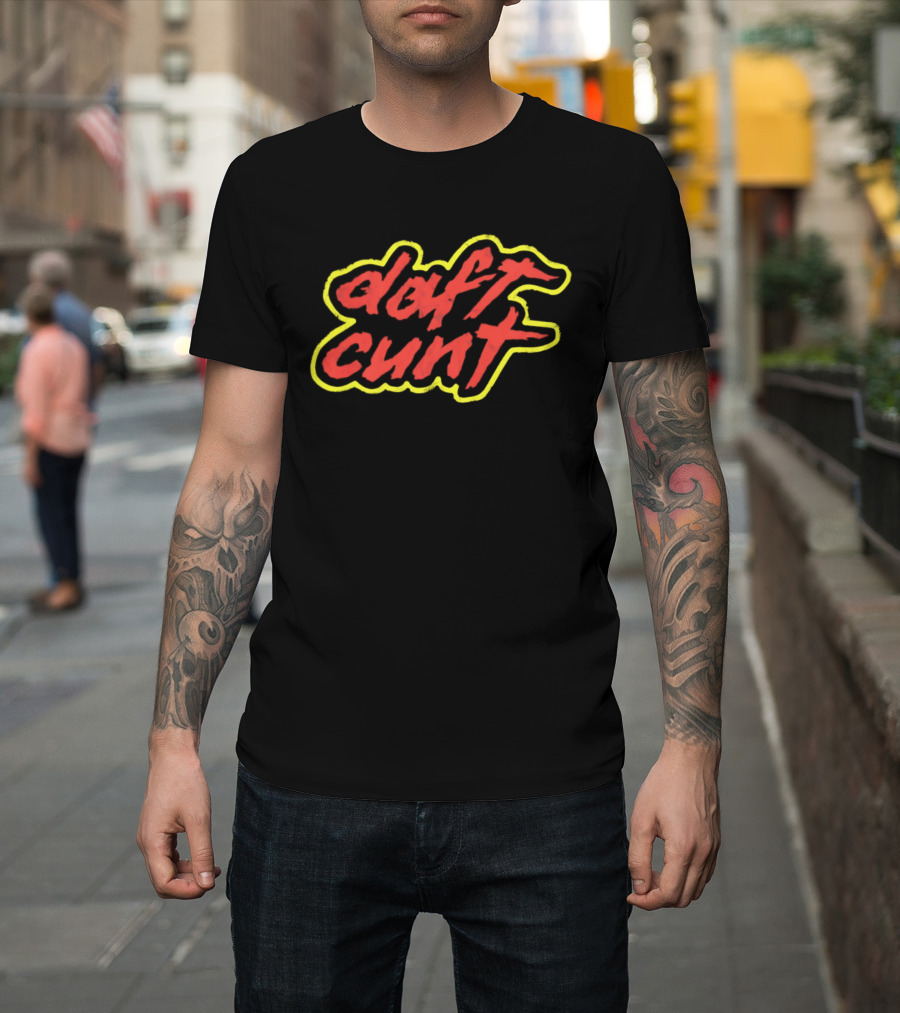 Daft Cunk Parody Album Homework Text Yellow T-Shirt