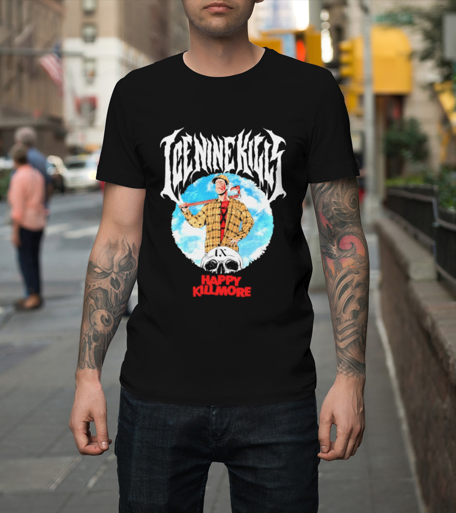 ICE NINE KILLS Happy Killmore Axe Skull T-Shirt