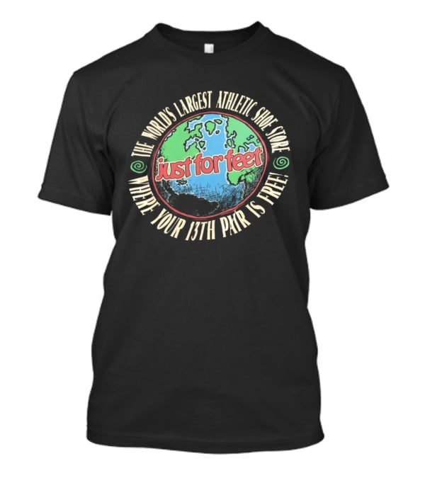 The World's Largest Athletic Shoe Store Just For Feet 13th Pair Free T-Shirt
