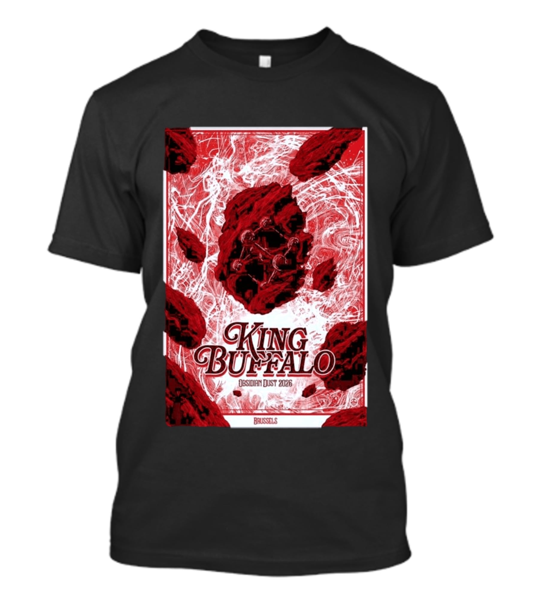 King Buffalo Obsidian Dust 2026 Brussels Belgium May 17 2026 T-Shirt