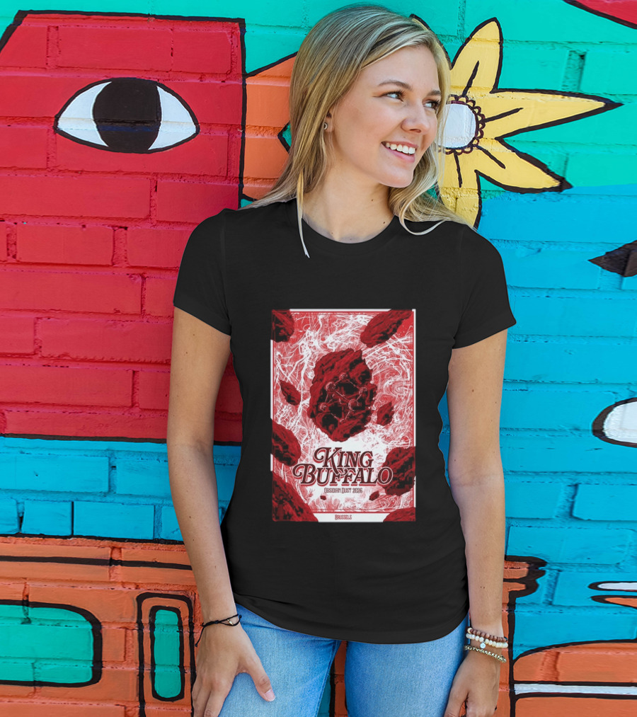 King Buffalo Obsidian Dust 2026 Brussels Belgium May 17 2026 T-Shirt