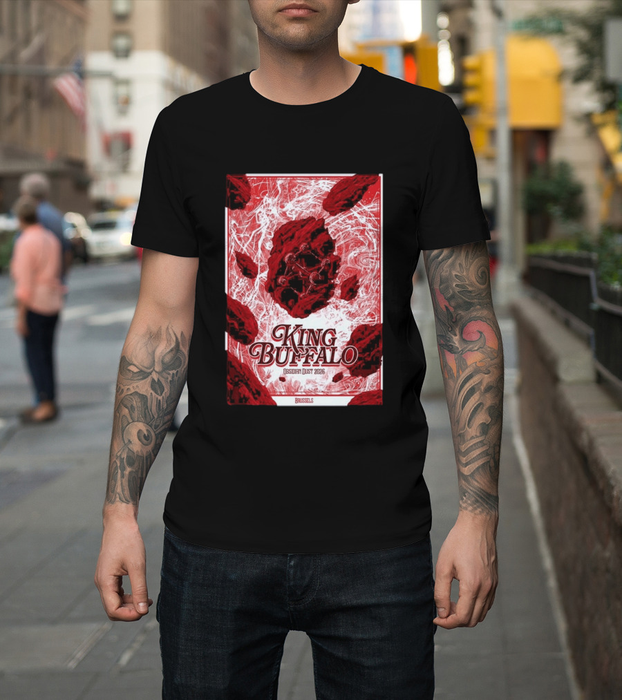 King Buffalo Obsidian Dust 2026 Brussels Belgium May 17 2026 T-Shirt