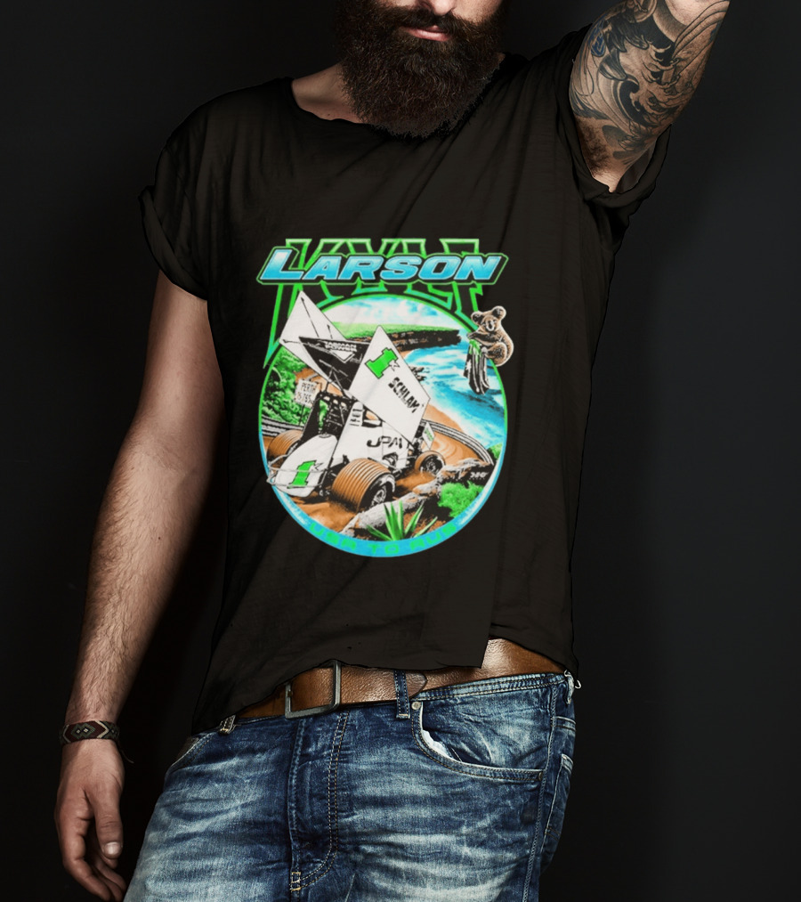 Kyle Larson Schlam USA To Aus Racing Perth Sprint Car T-Shirt