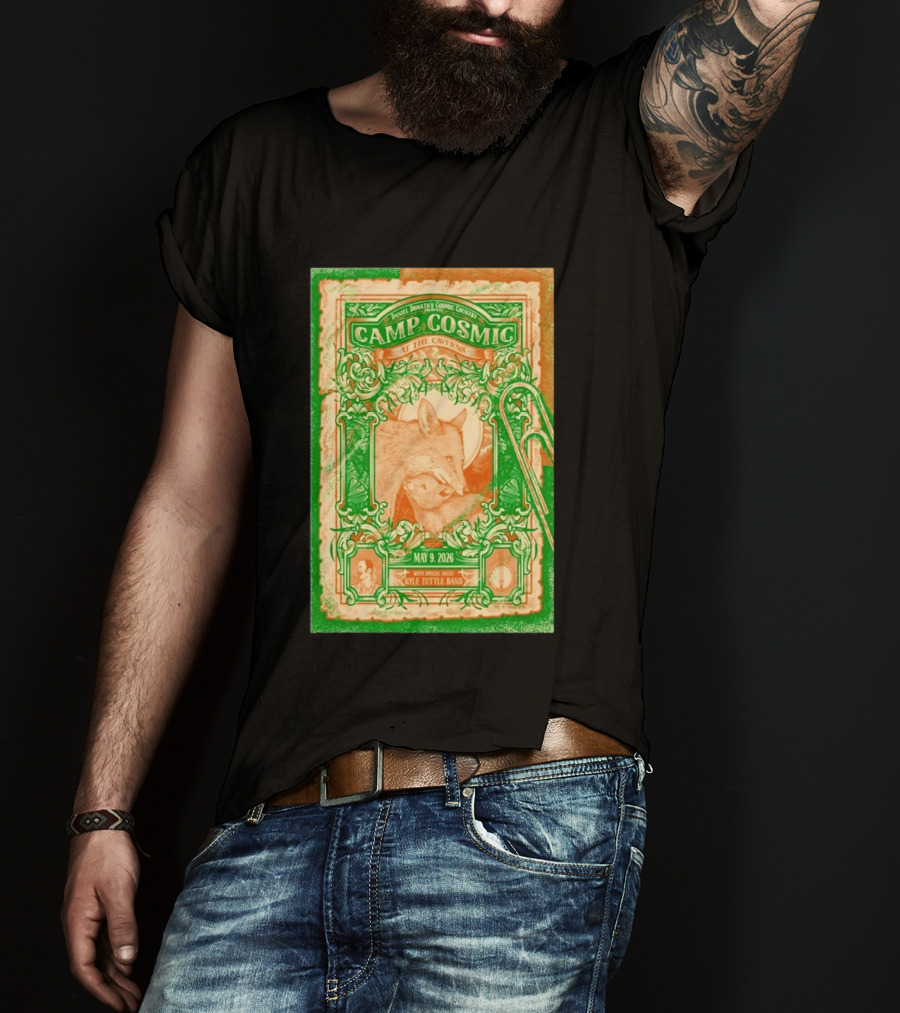May 9 2026 Daniel Donato's Cosmic Country Camp Cosmic At The Caverns Kyle Tuttle Band Pelham TN Tour T-Shirt