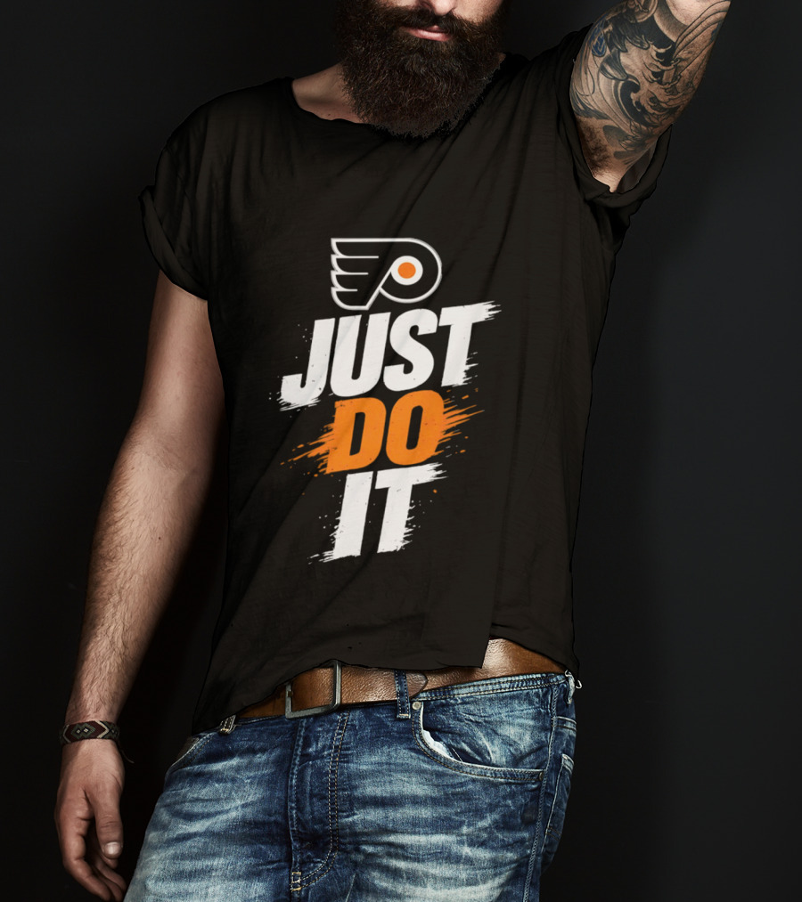 Philadelphia Flyers Just Do It NHL Team Spirit T-Shirt