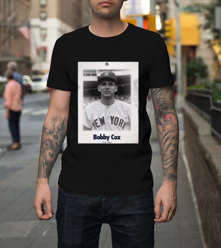 New York Yankees Bobby Cox 1941 2026 T-Shirt