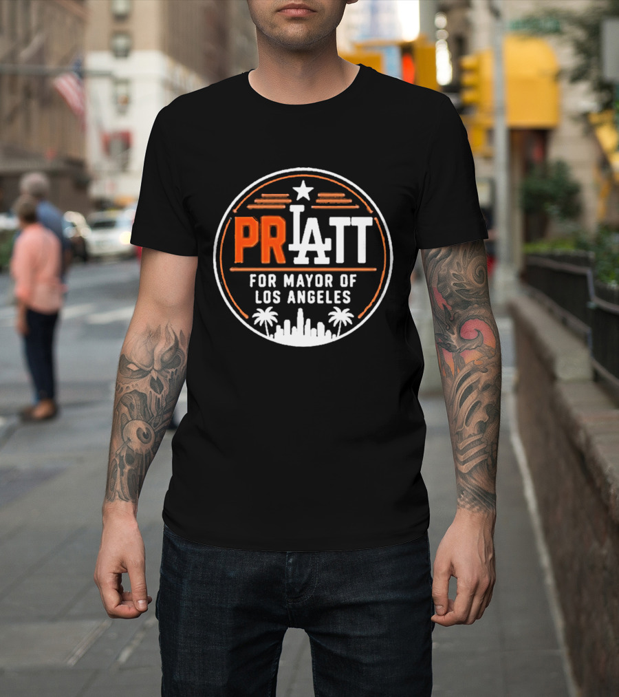 Pratt For Mayor Of Los Angeles 2026 Election Campaign T-Shirt