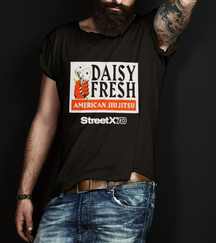 Daisy Fresh American Jiu Jitsu StreetxAD Collaboration T-Shirt
