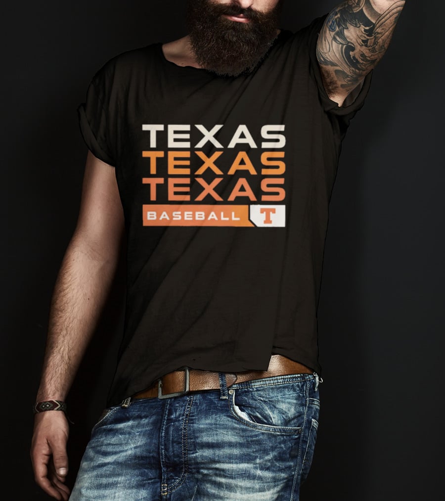 Texas Longhorns Texas Texas Texas Baseball 2026 T-Shirt