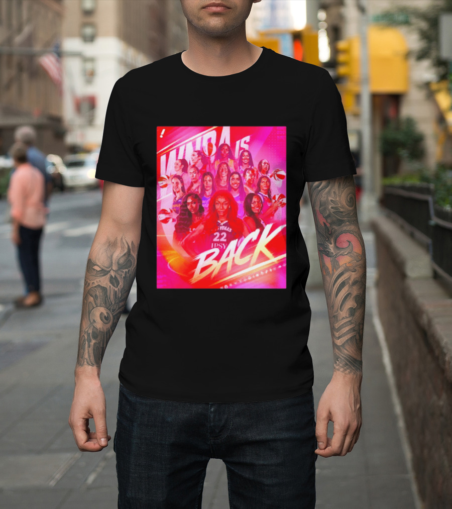 WNBA Is Back 30th Season Highlights Las Vegas Basketball Stars T-Shirt