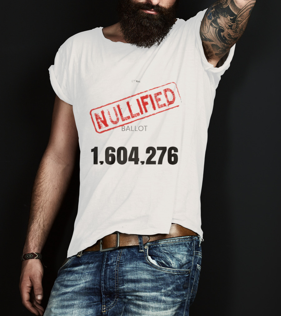 NULLIFIED BALLOT 1604276 Virginia Redistricting Protest T-Shirt