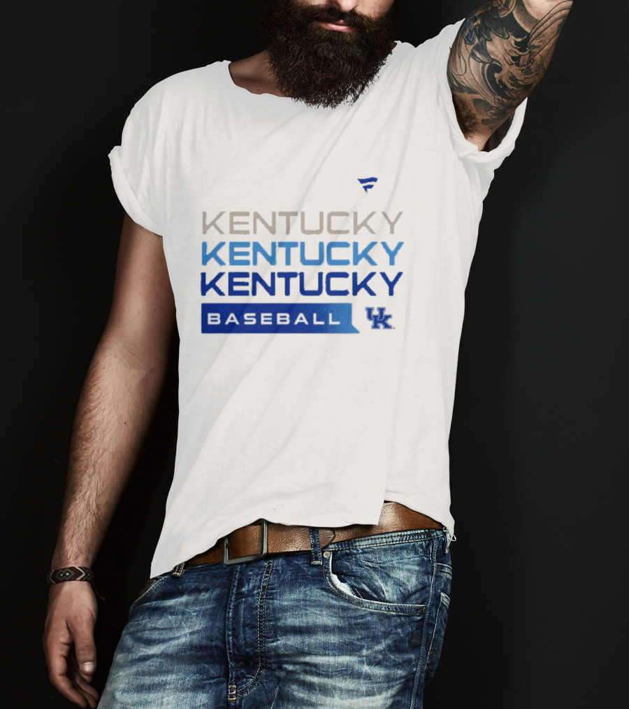 Kentucky Wildcats Baseball Tri Blend Hype Fanatics T-Shirt