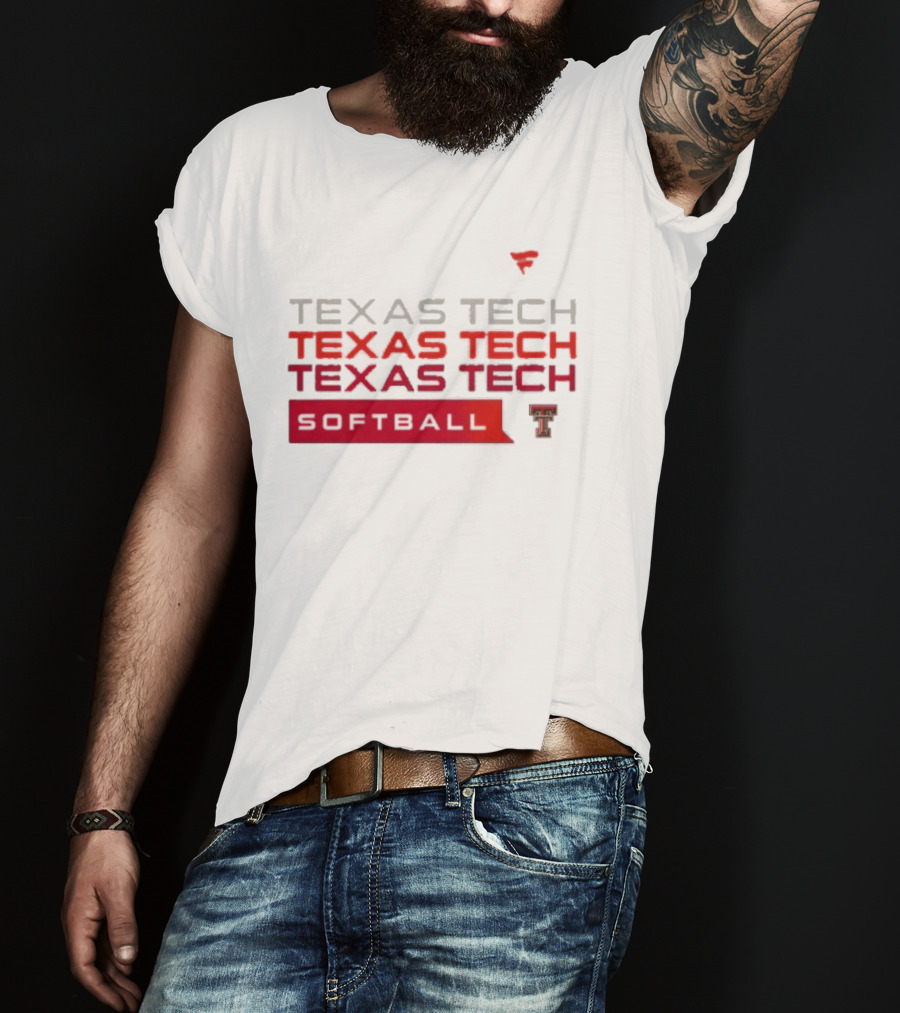 Texas Tech Red Raiders Softball Tri Blend College Hype T-Shirt