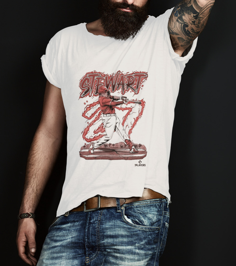 STEWART Powerful Baseball Swing T-Shirt