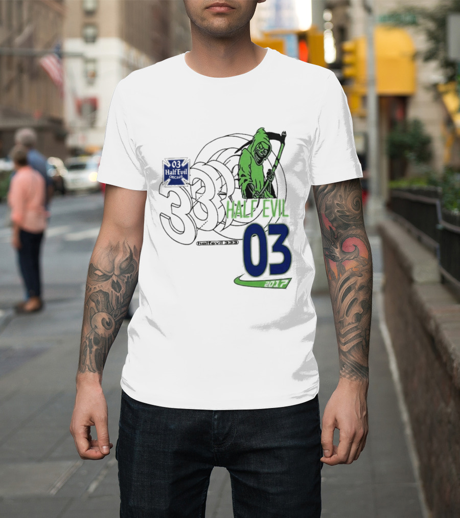 Halfevilco 333 Male Evil 03 Grim Reaper T-Shirt