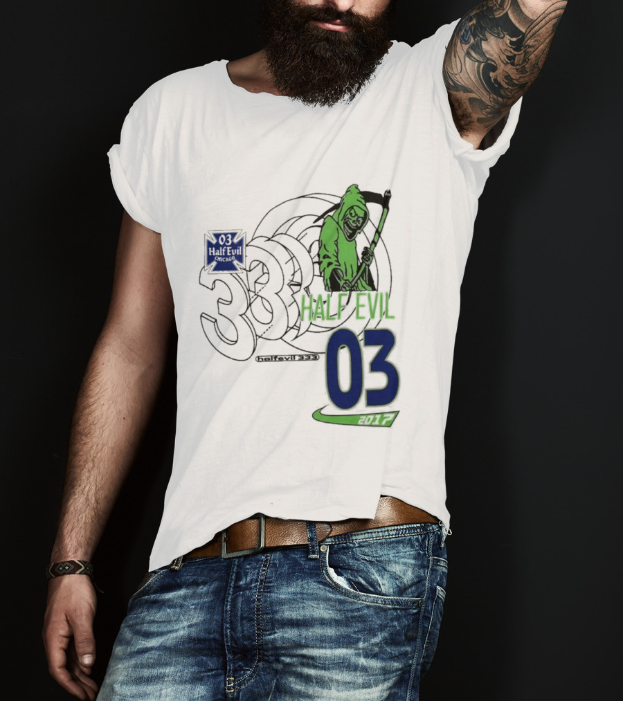 Halfevilco 333 Male Evil 03 Grim Reaper T-Shirt
