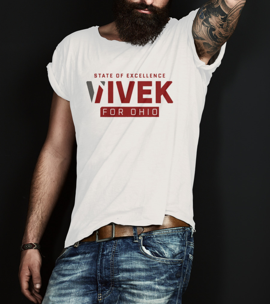 State Of Excellence Vivek For Ohio Garment Dyed T-Shirt