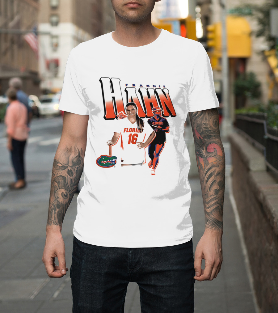 Florida Gators Lacrosse Frannie Hahn Number 16 Sports Team T-Shirt