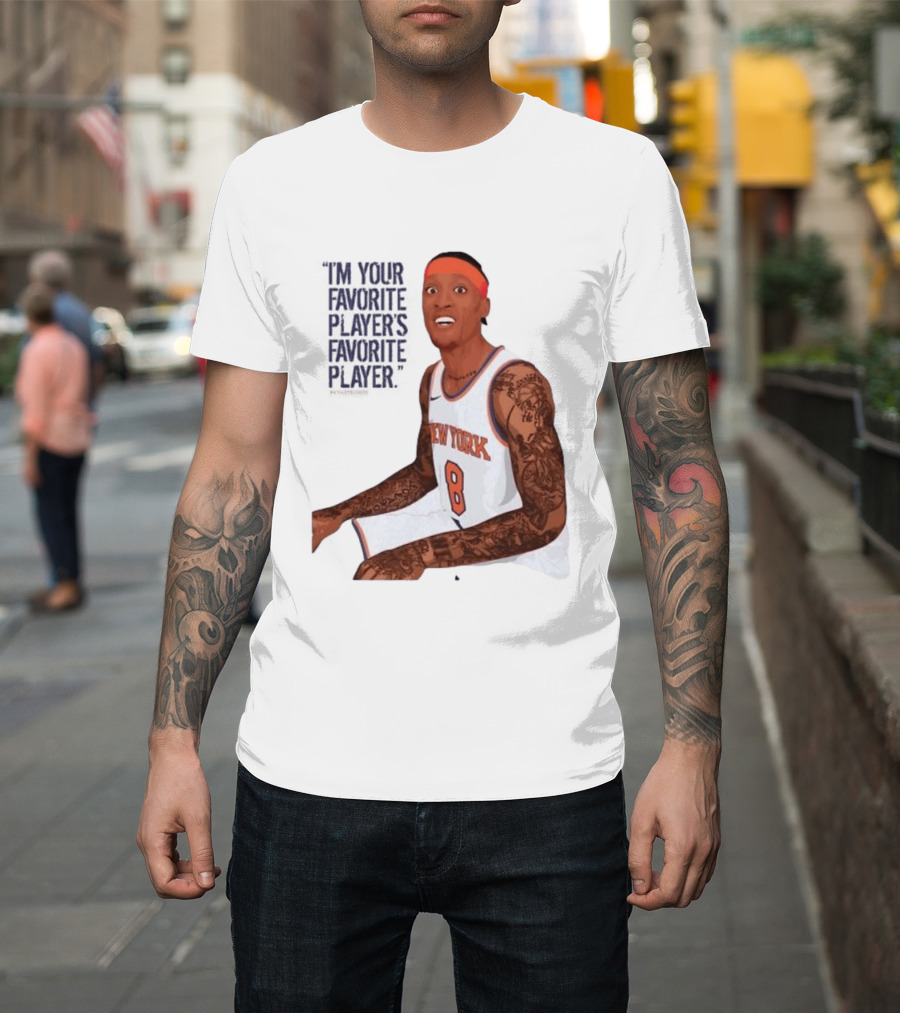 Michael Beasley I'm Your Favorite Player's Favorite Player New York Basketball 8 Tattoos T-Shirt