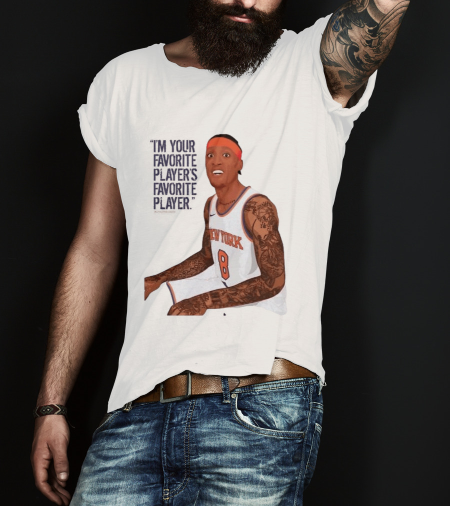 Michael Beasley I'm Your Favorite Player's Favorite Player New York Basketball 8 Tattoos T-Shirt