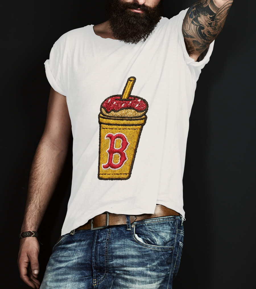 Red Sox Dunkin' Iced Coffee B Cap 2026 T-Shirt