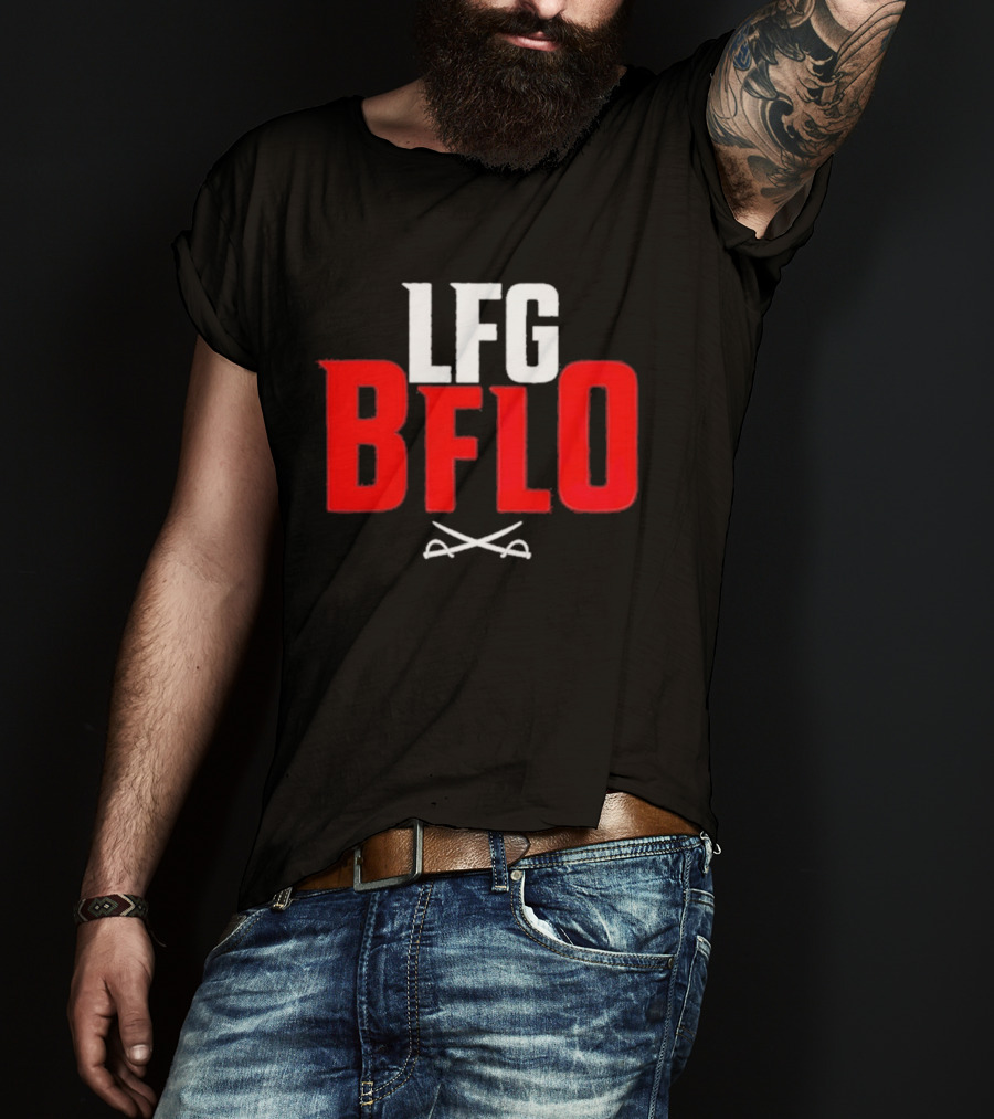 LFG BFLO Crossed Swords Hockey T-Shirt