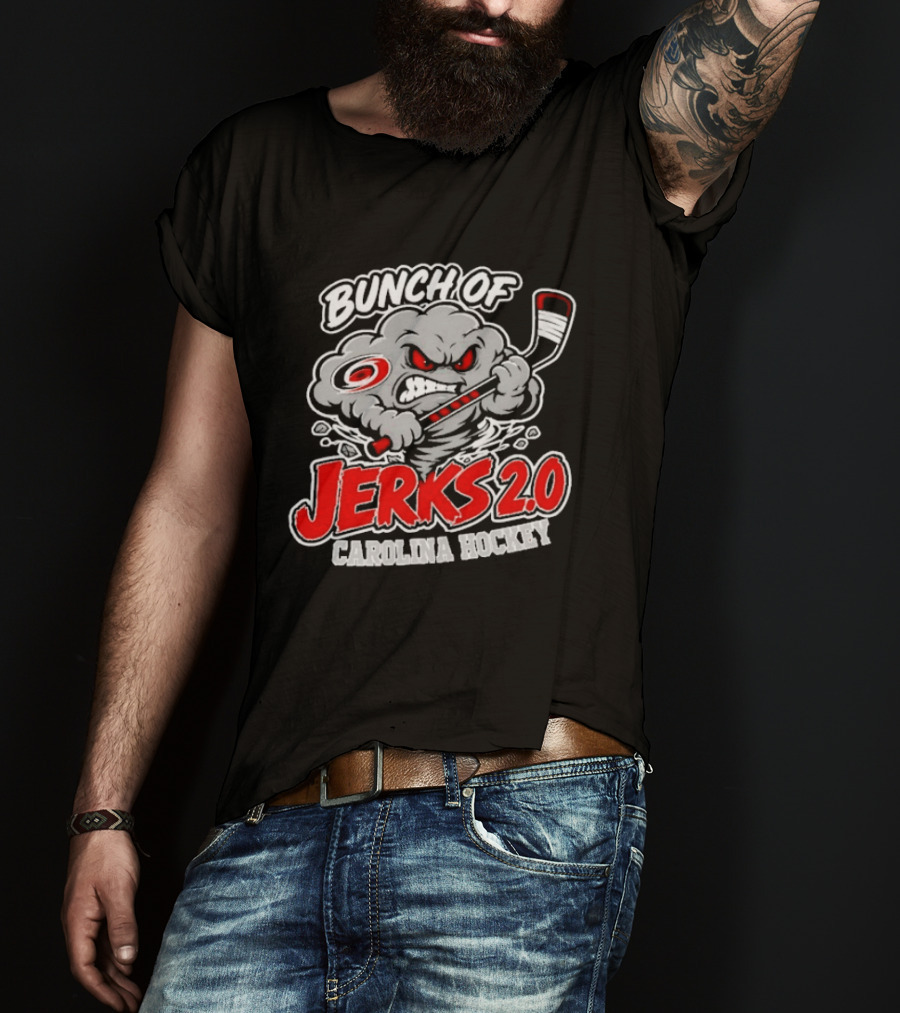 Bunch Of Jerks 2.0 Carolina Hockey Cane Storm T-Shirt