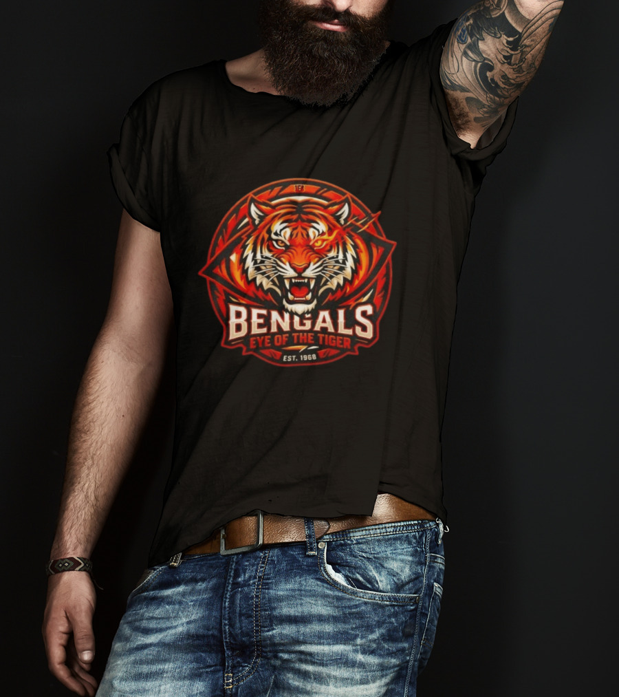 Bengals Eye Of The Tiger Est 1968 T-Shirt