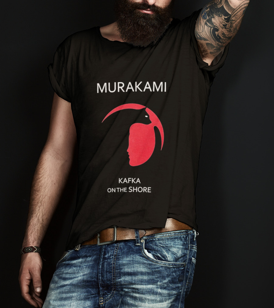 Murakami Kafka On The Shore Red Face T-Shirt