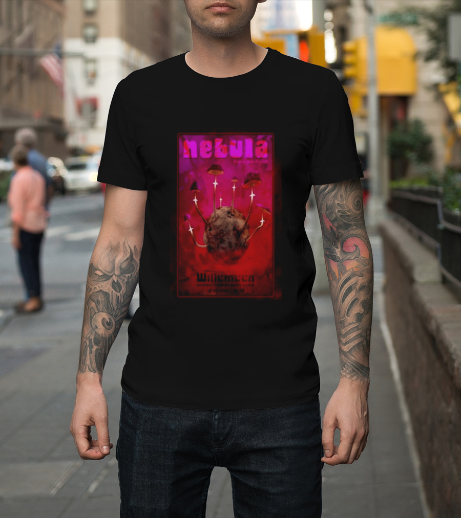 Nebula Willemeen Arnhem Netherlands May 30 2026 Surreal Mushrooms T-Shirt