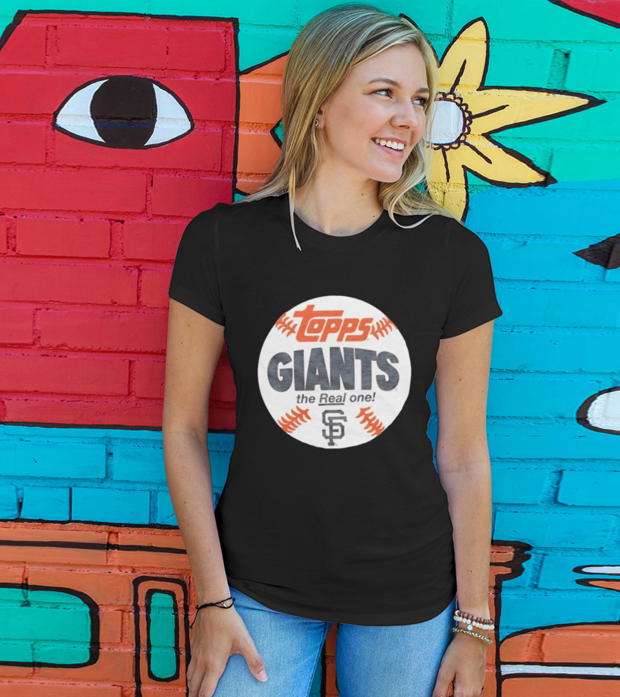 Topps Giants The Real One SF Baseball Collaboration T-Shirt