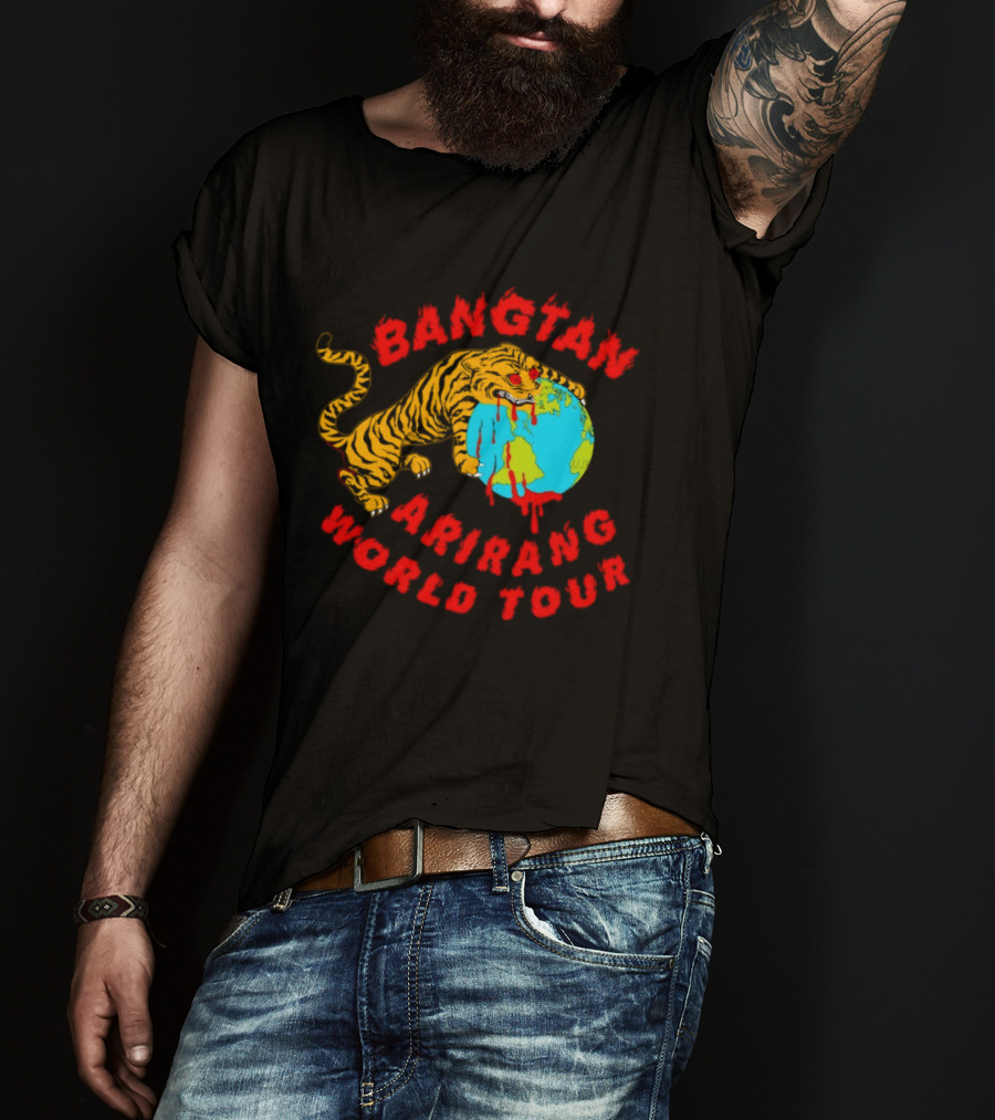 Bangtan Arirang World Tour Tiger Earth T-Shirt