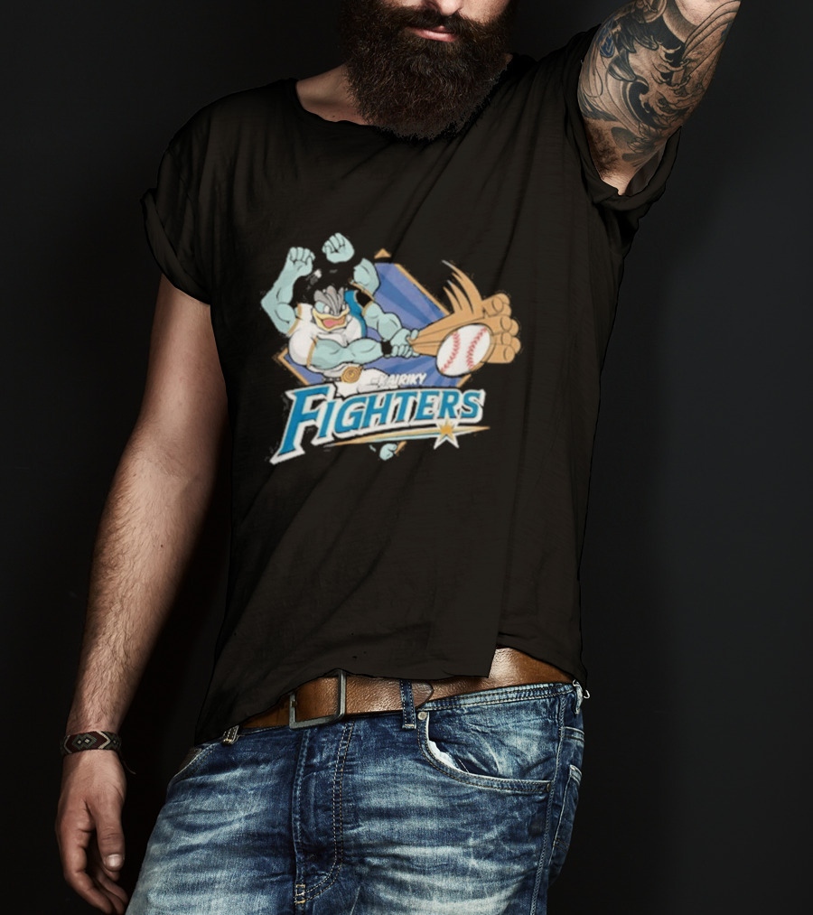 Hokkaido Nippon Ham Fighters Machamp Baseball T-Shirt