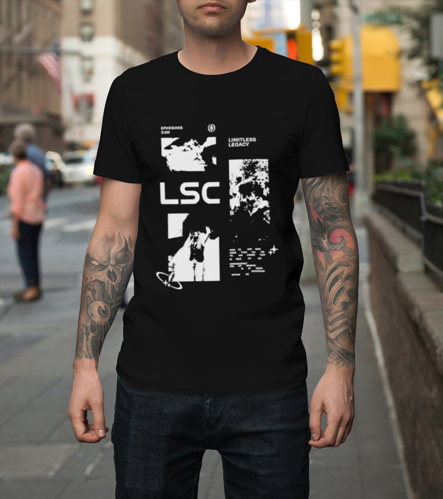 Legacy Church LSC Limitless Legacy Map Motif T-Shirt